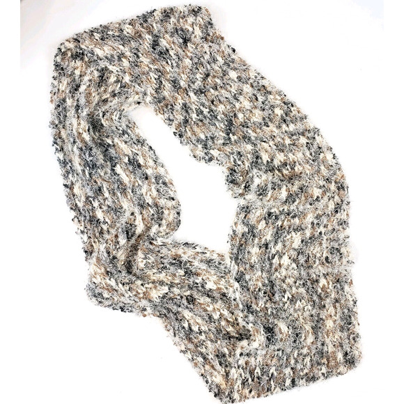 Steve Madden Everyday Gray Nylon Blend Soft Infinity Scarf - Picture 5 of 7